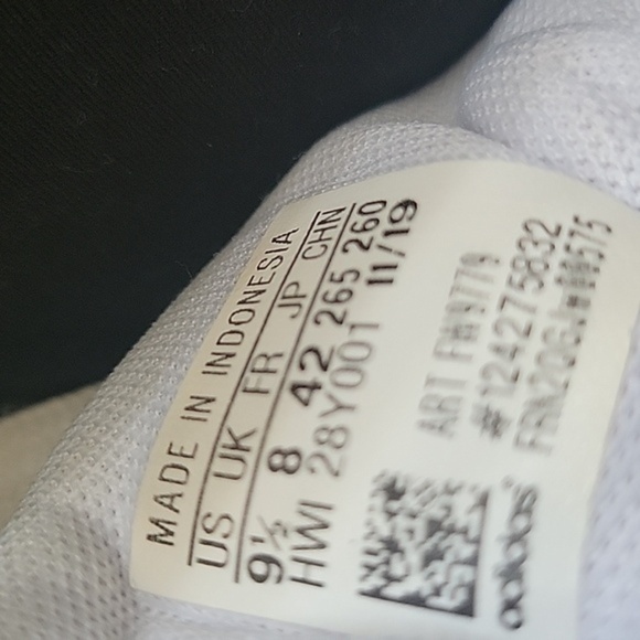 Vintage Adidas Grand Court Women's Shoes Leopard Print Stripe Sneakers Size 9.5 - Picture 2 of 10